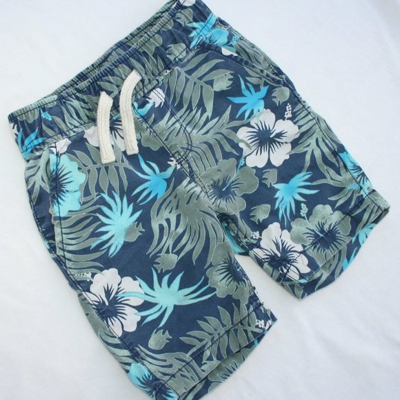 BOYS 5 🐠 TROPICAL OCEAN PRINT SHORTS POCKETS ANIMAL JOGGER LIGHTWEIGHT - Picture 5 of 15